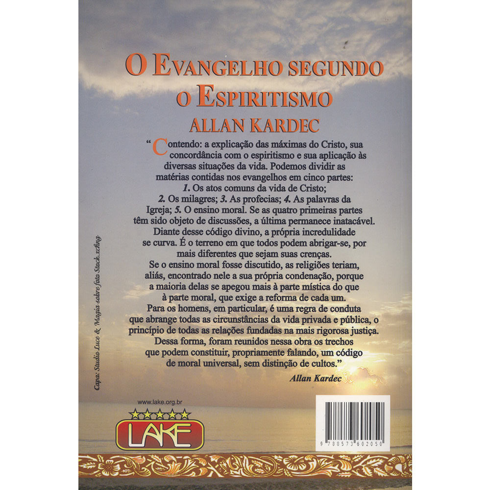 Evangelho Segundo O Espiritismo, O [LAKE - Letras Grandes] - Candeia